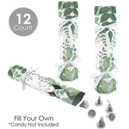 Big Dot of Happiness Boho Botanical - No Snap Greenery Party Table Favors - DIY Cracker Boxes - Set of 12 {4}