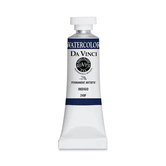 Da Vinci Artists' Permanent Watercolor - Indigo, 15 ml tube {1}