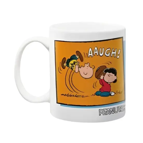 Peanuts Lucy Football 11 Ounce Ceramic Mug {1}