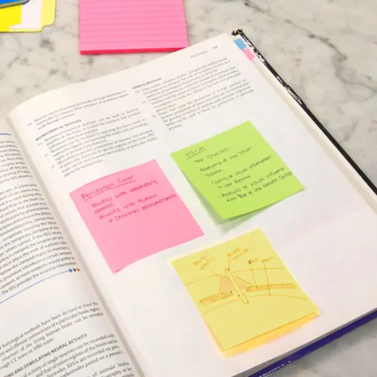 BAZIC Sticky Notes 3" X 3" 50 Ct. (4/Pack) {5}