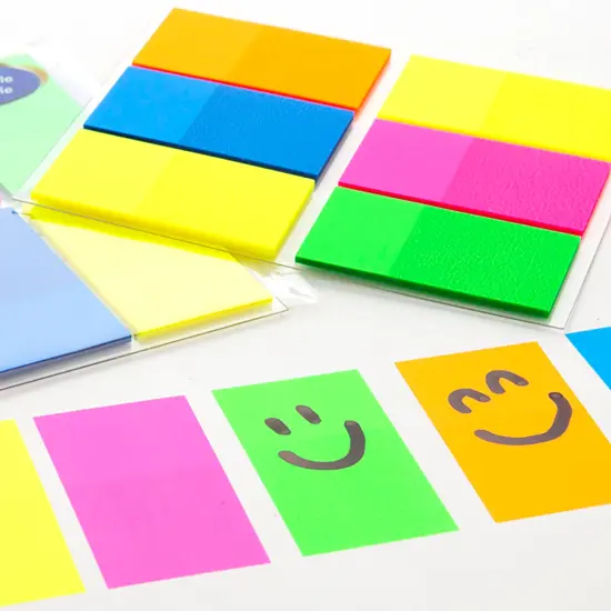 BAZIC Flags Neon Color 1" X 1.7" 25 Ct. (6/Pack) {2}