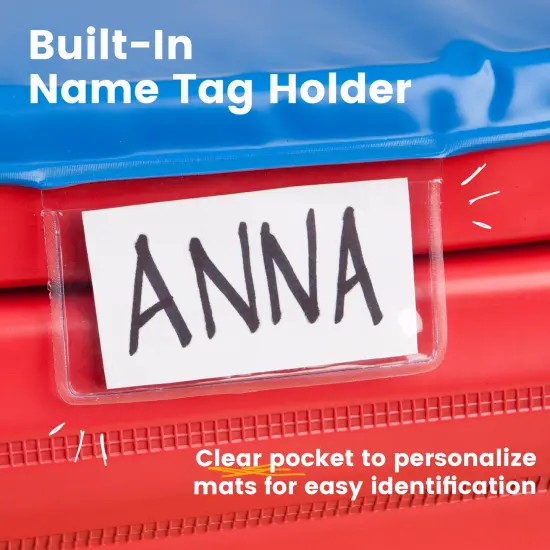 Premium Rest Mat, 5-Pack - Red/Blue {4}