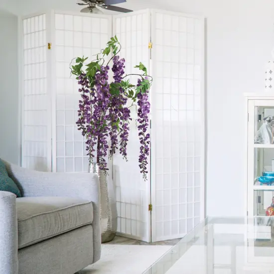 12-Pack Purple Wisteria Spray with Silk Flowers & Foliage - Elegant Artificial Floral Stems for Home D&eacute;cor & Arrangements - Floral Home by Artificial Flowers {2}