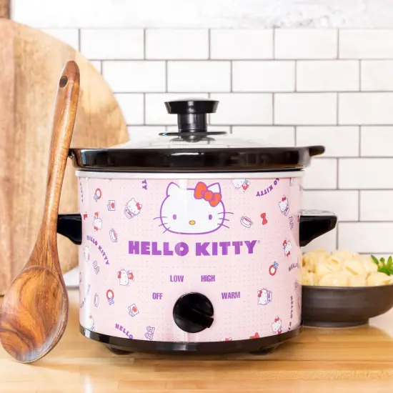 Uncanny Brands Hello Kitty 2 QT Slow Cooker {1}