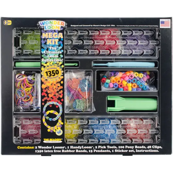 The Beadery Wonder Loom Mega Kit-1519 Pieces {1}