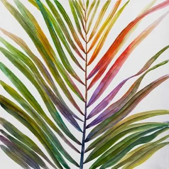 Watercolor Tropical Palm Leave Poster Print by Atelier B Art Studio - Item # VARPDXBEGFLO133 {1}