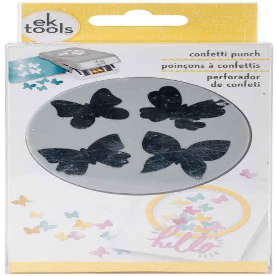 Large Punch-Confetti Butterfly {1}