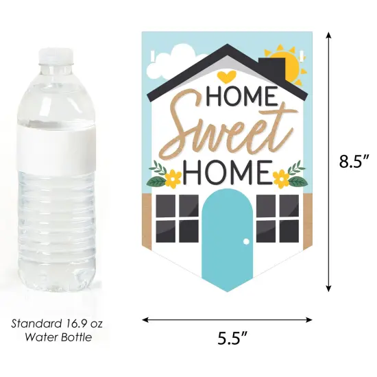 Big Dot of Happiness Welcome Home Housewarming - New Sweet Home Bunting Banner - Party Decorations - Welcome Home {3}