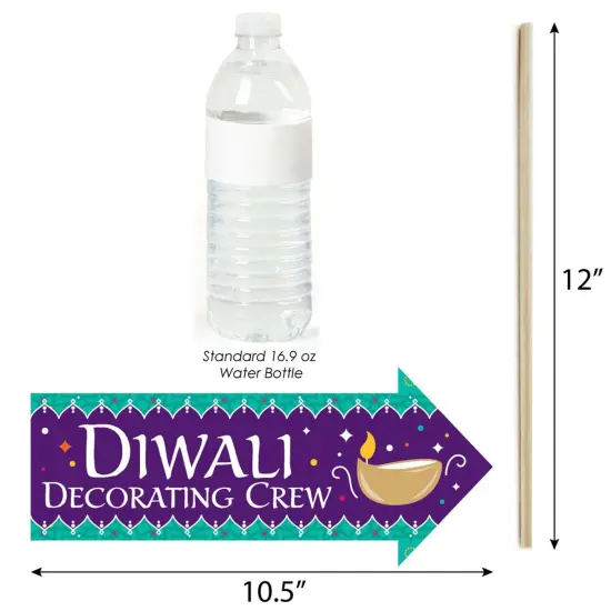 Big Dot of Happiness Happy Diwali - Festival of Lights Party Photo Booth Props Kit - 10 Piece {4}