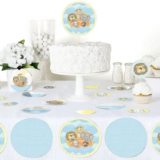 Big Dot of Happiness Noah's Ark - Baby Shower or Birthday Party Giant Circle Confetti - Party Decorations - Large Confetti 27 Count {6}