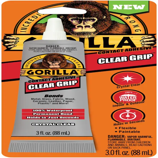 Gorilla Clear Grip Contact Adhesive-3oz {1}