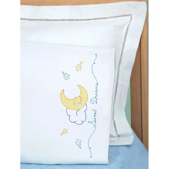 Jack Dempsey Children's Stamped Pillowcase W/Perle Edge-Sweet Dreams {2}