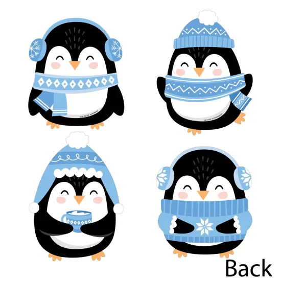 Big Dot of Happiness Winter Penguins - Decorations DIY Holiday and Christmas Party Essentials - Set of 20 {4}