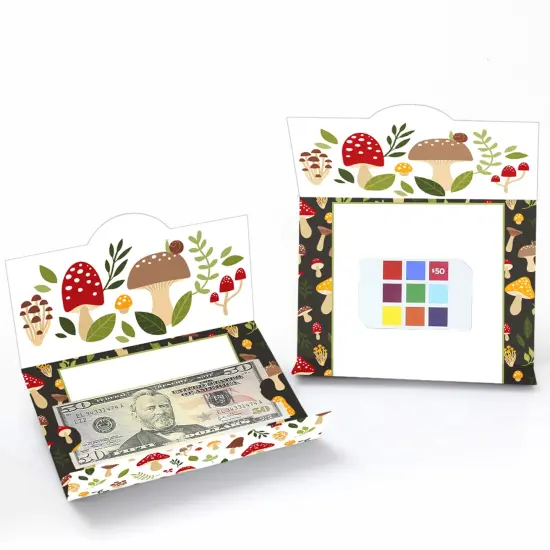 Big Dot of Happiness Wild Mushrooms - Red Toadstool Party Money And Gift Card Holders - Set of 8 {3}