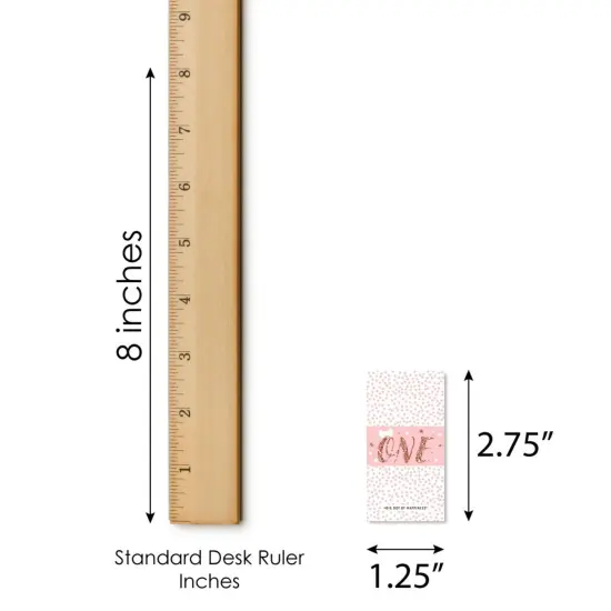 Big Dot of Happiness 1st Birthday Little Miss Onederful - Mini Candy Bar Wrapper Stickers - Girl First Birthday Party Small Favors - 40 Count {6}