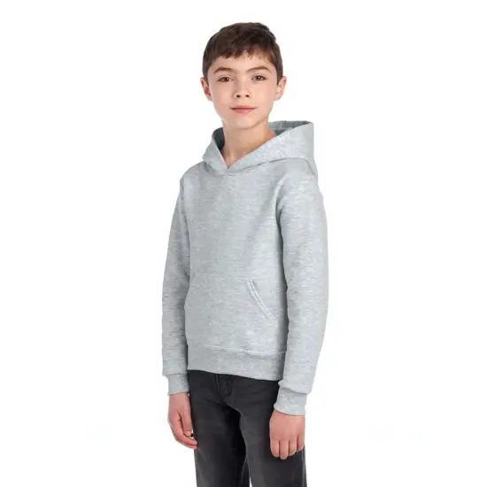 JERZEES&reg; Youth Nublend Pullover Hooded Sweatshirt Charcoal grey {5}