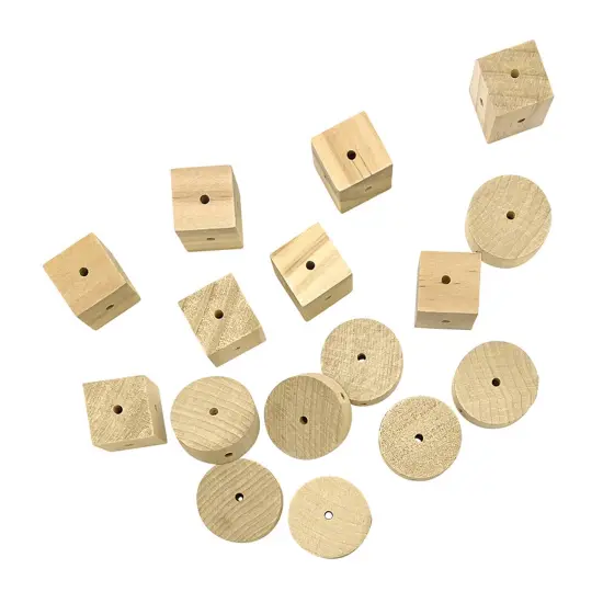 STEM Basics: Wood Construction Kit - 66 Per Pack, 3 Packs {2}
