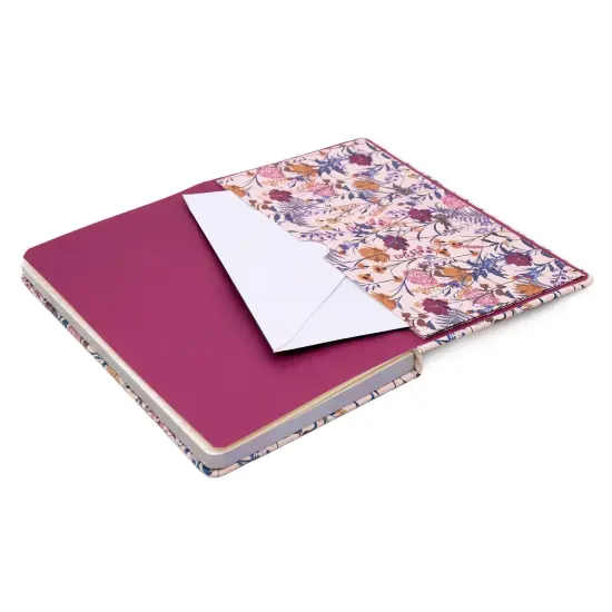 Bloom Softcover Notebook with Pocket - Black - Pack 3 {2}