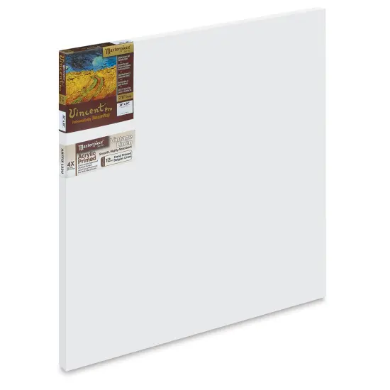 Masterpiece Vincent Pro Artfix Linen Canvas - 24" x 24", Acrylic Primed {1}