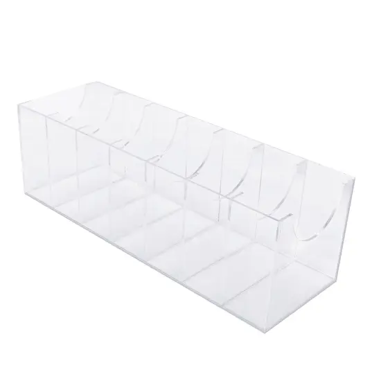 7Penn Clear Acrylic Belt Organizer for Drawer - 7 Section Men Belt Holder {6}