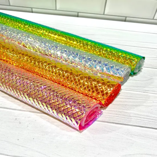 Transparent Holographic Snake White holographic {2}