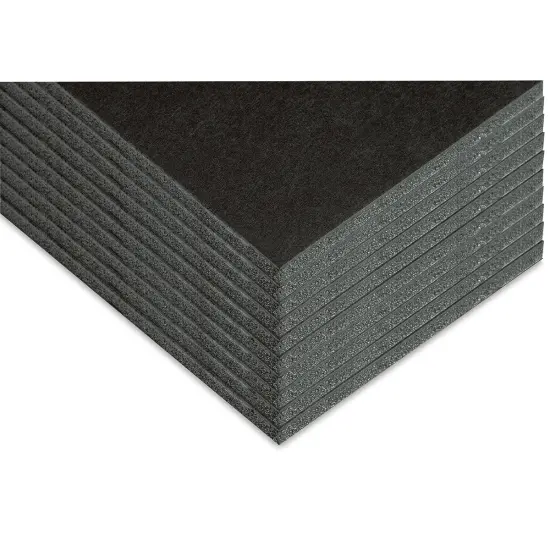 Blackcore Foam Board Pack - 20" x 30" x 3/16", Black, Pkg of 10 {1}
