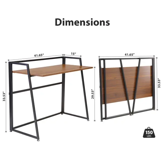 Eureka Ergonomic 41x20 Folding Computer Desk {6}
