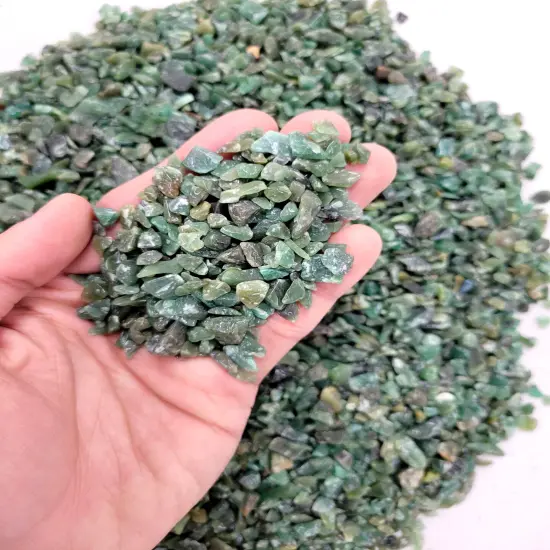 Tumbled Green Aventurine Crystal Chips Bulk {6}