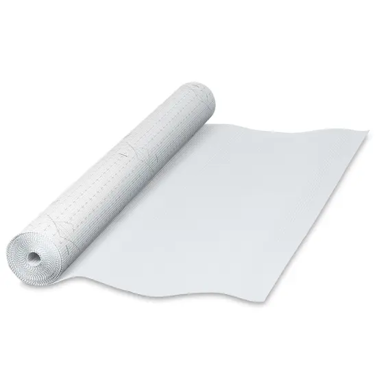 Corrugated Paper - 48" x 25 ft, White, Roll {1}