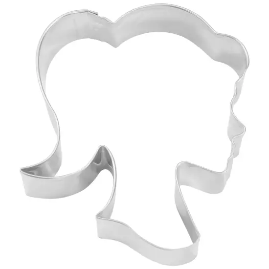 Doll Head 3.5" Cookie Cutter {1}