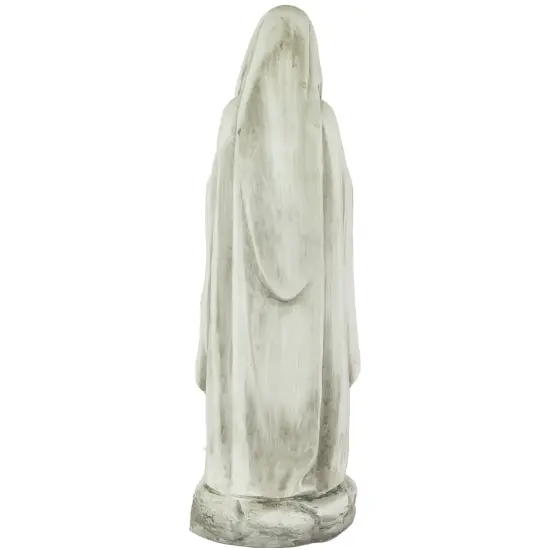 Northlight Praying Virgin Mary Outdoor Garden Statue - 27.75" Gray {6}