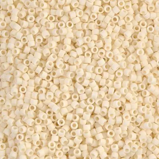 Miyuki Delica Bead 11/0, DB0762, Matte Op Dk Cream, 50 grams {1}