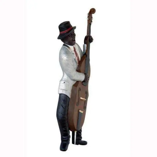 Jazz Band Bass Guitar Player Wall Decor {3}