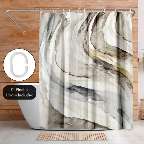 Gulf by PI Creative Art Shower Curtain 71" x 74" {5}
