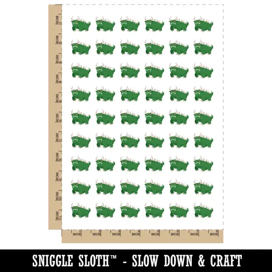 Hodag American Folklore Monster Temporary Tattoo Water Resistant Fake Body Art Set Collection (1 Sheet) {2}