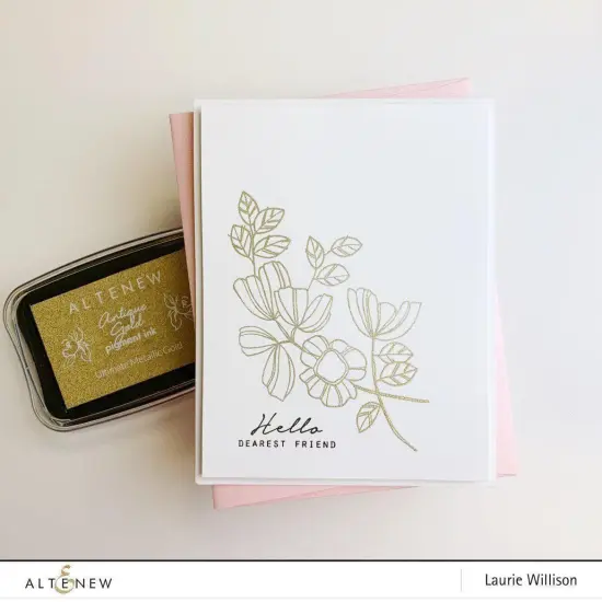 Antique Gold Pigment Ink & Reinker Bundle {5}