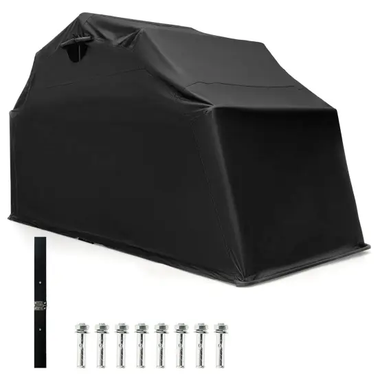 Costway 11.2' x 4.5' x 6.3' Waterproof Motorbike Storage Tent Outdoor Motorcycle Shelter {1}