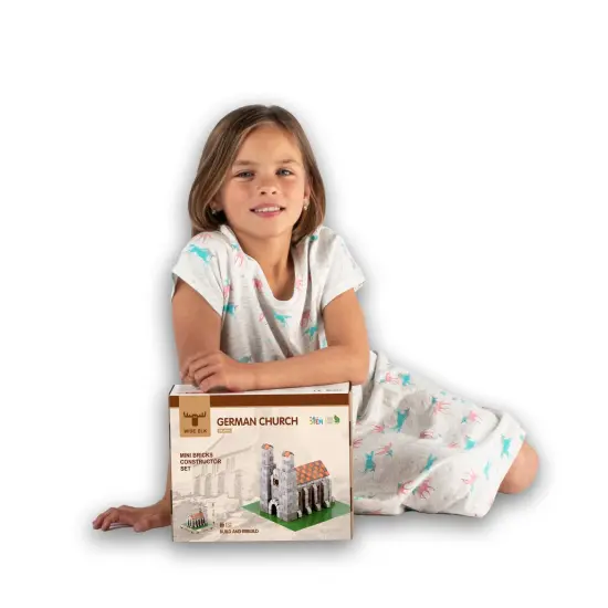 Mini Bricks Construction Set - German Church {4}