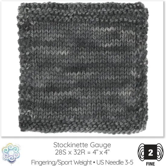 Organic Wool Yarn - Ecolana Certified Organic, Pacific Northwest Hand Dyed, #2 Fingering /Sport Weight, Knit, Crochet, Weave. Fossil {4}