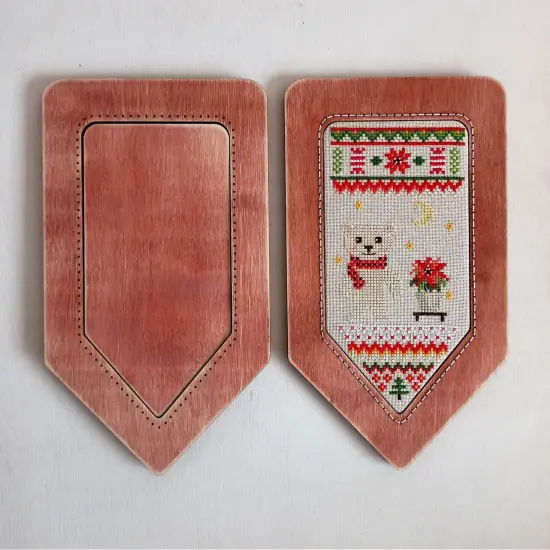 Flag (berry) DI-10/06 Cross-Stitch Frame {3}