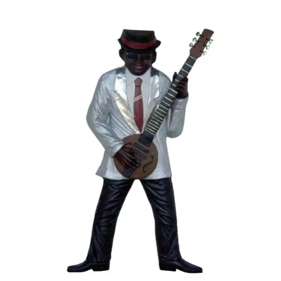 Jazz Band Guitar Player Wall Decor {1}