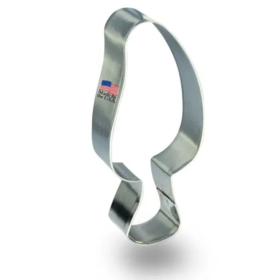 CookieCutter.Com Brand Morel Mushroom Cookie Cutter 4 in B0994, Tin Plate Steel, Handmade in USA {1}