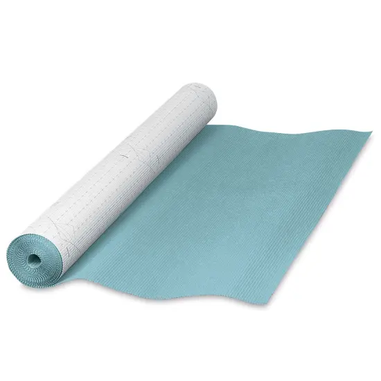 Corrugated Paper - 48" x 25 ft, Azure Blue, Roll {1}