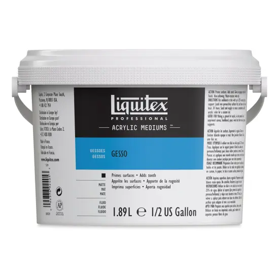 Liquitex Acrylic Gesso - White, Half Gallon {1}