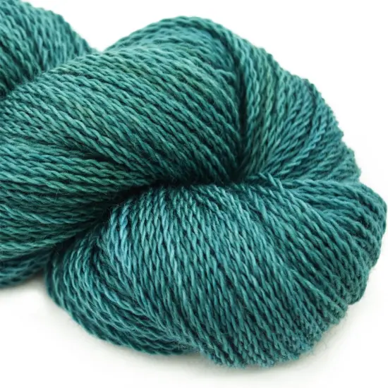 Organic Wool Yarn - Ecolana Certified Organic, Pacific Northwest Hand Dyed, #2 Fingering /Sport Weight, Knit, Crochet, Weave. Tidal Wave {3}