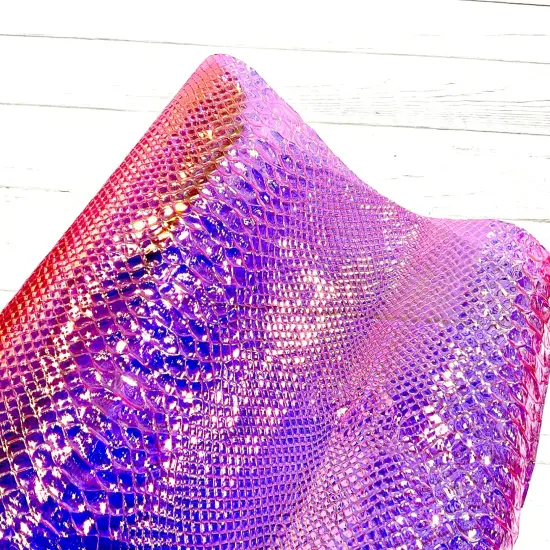 Transparent Holographic Snake Green holographic {5}