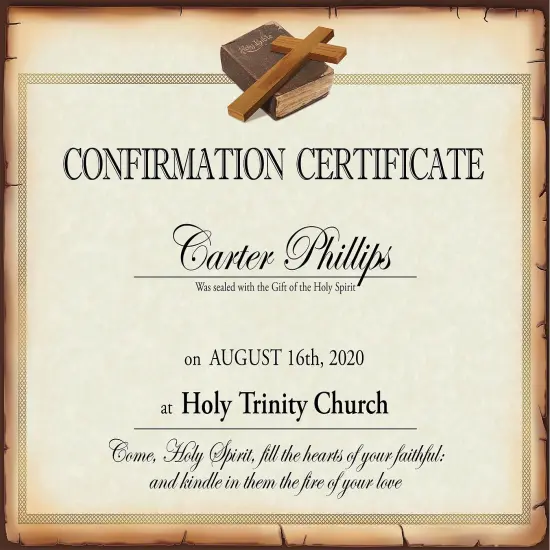 Great Papers! Certificate, Holy Certificate with Gold Foil, 8.5" x 11", Printer Compatible, 15 sheets {3}