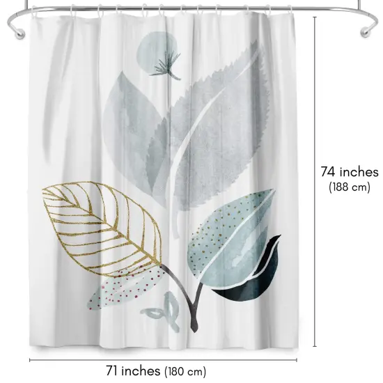 Forest Friends by Modern Tropical Shower Curtain 71" x 74" {2}