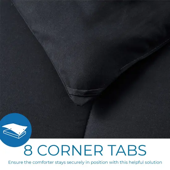 Nestl Down Alternative Comforter Black {4}