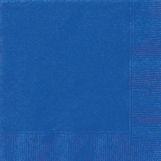 Royal Blue Solid Beverage Napkins, 20ct {1}